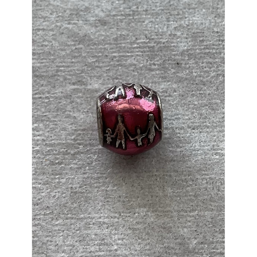 Pandora Family Silhouettes Charm ALE 925 Sterling Silver Enamel